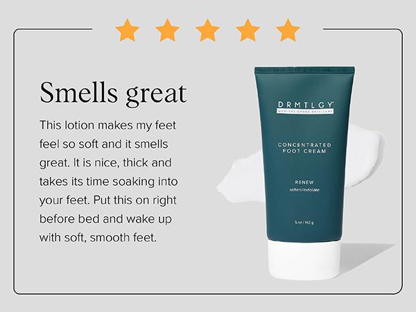 DRMTLGY Concentrated Foot Cream 5oz with Lactic Acid