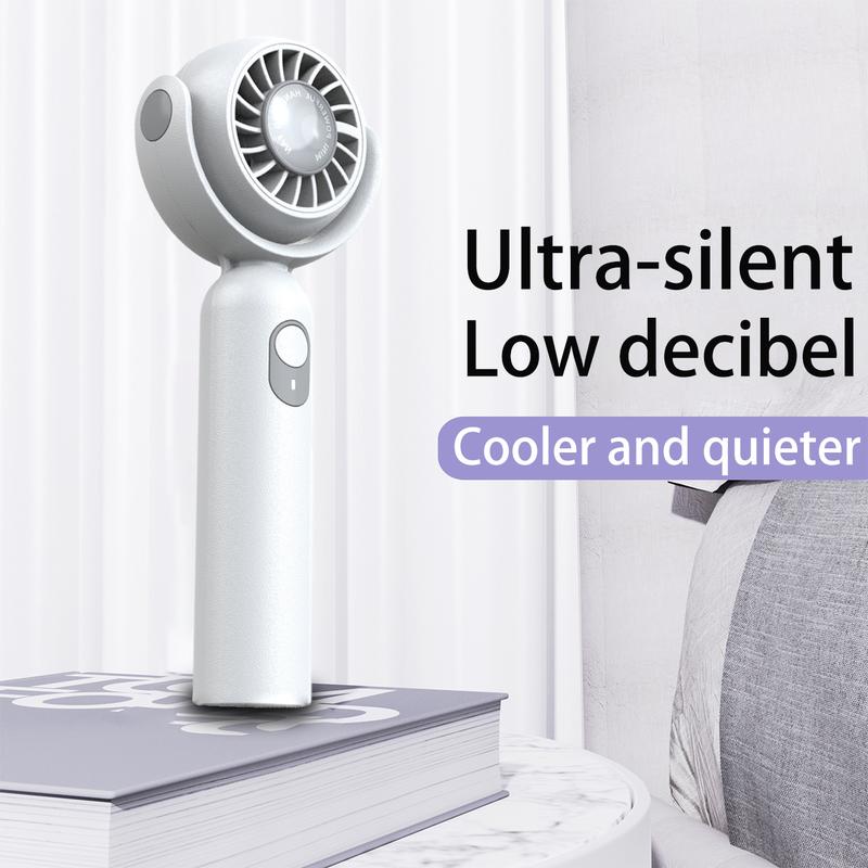 Portable Fan, USB Rechargeable Handheld Mini Fan, Handy Multifunction 3 Speed Hanging Fan,Wearable Personal Fan for Indoor Outdoor Sports & Travel Portable Fan, USB Rechargeable Handheld Mini Fan, Handy Multifunction 3 Speed Hanging Fan,Wearable Personal Fan for Indoor Outdoor Sports & Travel