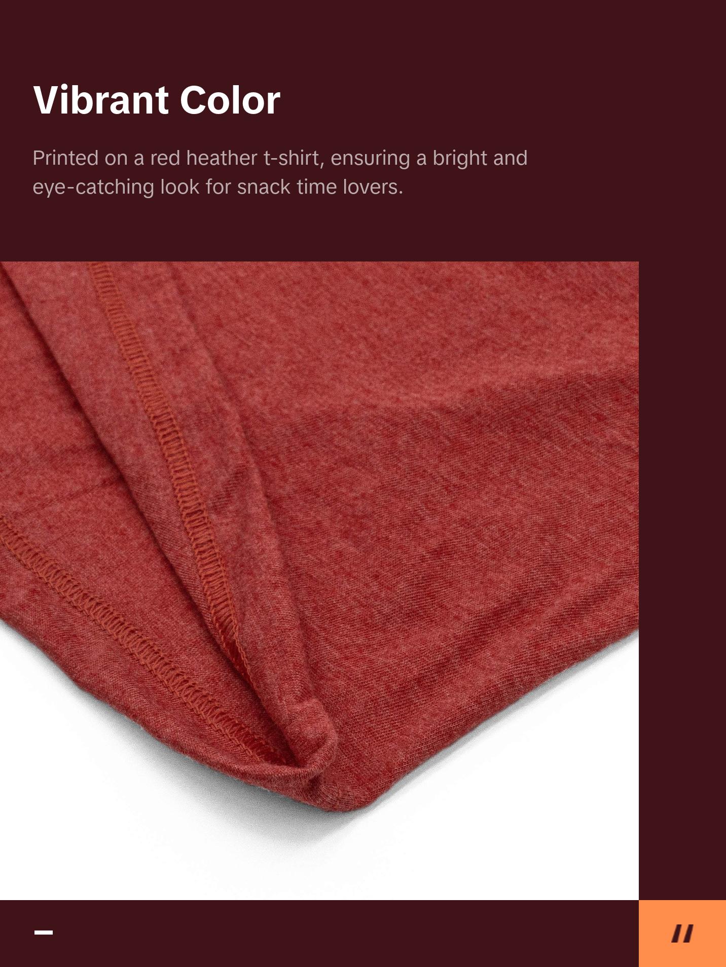 Babybel Snack Cheese Logo T-Shirt - Red Heather