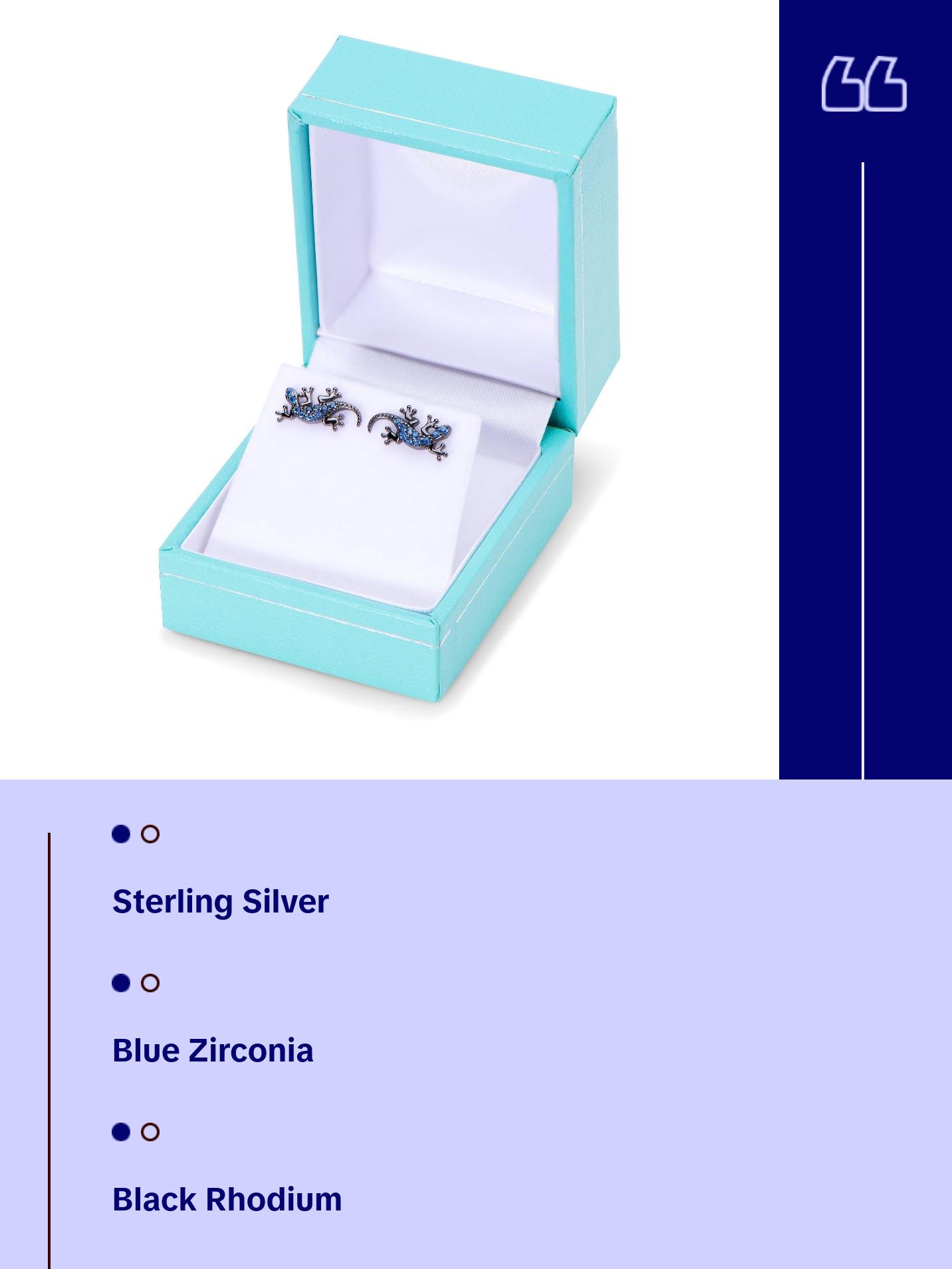 Silver Lizard Earrings - Good Luck Gecko Earrings