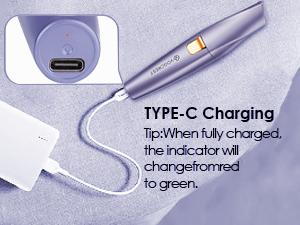 VG VOGCREST 2in1 Rechargeable Eyebrow Trimmer & Facial Hair Remover with LED Light - Painless Precision Shaver for Face, Lips, and Body - Comfort