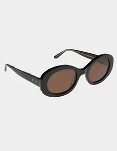 DIFF EYEWEAR  Womens Lainey Polarized Sunglasses, Black