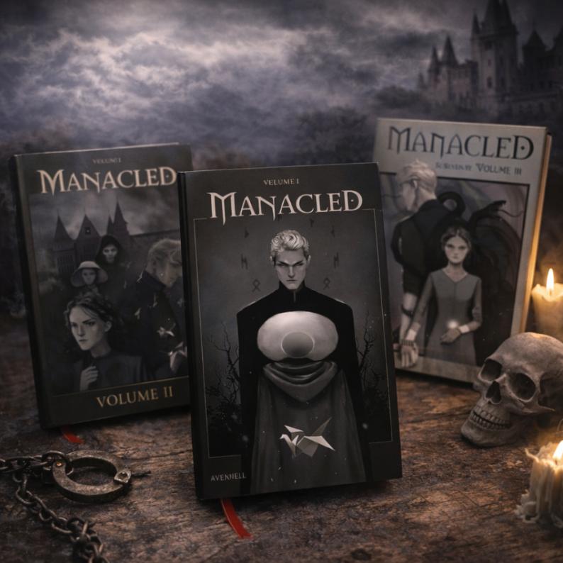 Manacled Volume II Dark Fantasy Romance Novel – Enemies to Lovers War-Torn Magical World Psychological Drama, Lost Memories Return, Emotional Survival Romance, Collector Gothic Fiction Book