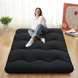 GAOMON Japanese Floor Mattress - Fill Size Futon Mattress Roll Up, Tatami Mat, Camping Mattress, and Couch Mattress Pad