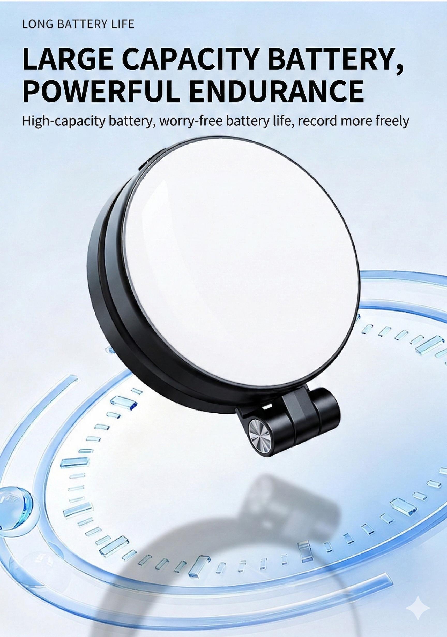 MagSafe Magnetic Selfie Ring Light, Mini PortableRechargeable LED Fill Light with Mirror, Extendable PocketSize for Makeup Travel Vlog Selfie Photography LiveStream