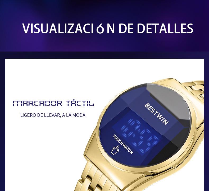 【Weeklydeals】Touchscreen Racing Sport watch Luxury Mens Racing Sport Iridescent diamond-shaped mirror surfacet WatchMultifunction Chronograph Stainless Stee! Casual Business Stvle Perfect Giftfor Him fashionable wristwatch time display 【Weeklydeals】Touchscreen Racing Sport watch Luxury Mens Racing Sport Iridescent diamond-shaped mirror surfacet WatchMultifunction Chronograph Stainless Stee! Casual Business Stvle Perfect Giftfor Him fashionable wristwatch time display