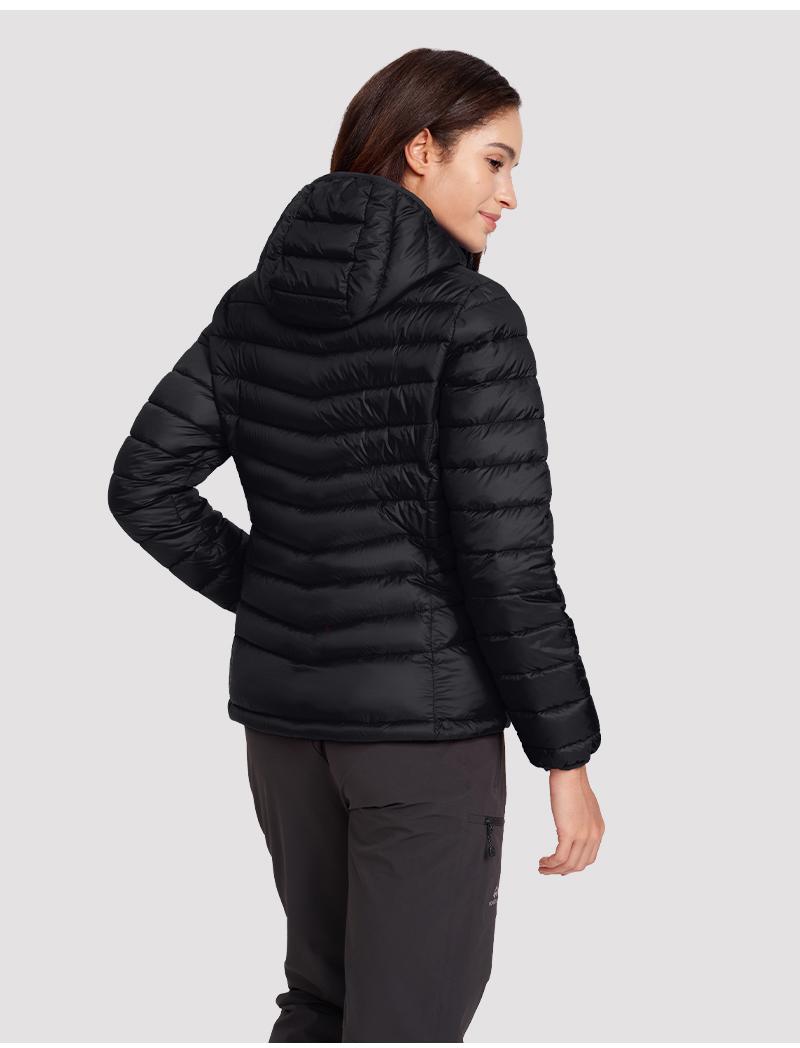 Pioneer Camp Women’s Slim Packable Puffer Jacket – Lightweight, Flattering Fit, Water-Repellent Hooded Jacket Casual