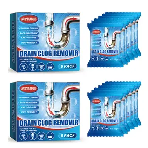 【Buy 1 Get 1 Free】Kitchen Pipe Cleaner Drain Cleaner Powder Fast-Foaming Drain Opener A Powerful Cleaning Solution Suitable For Kitchens Bathrooms Toilets And Sinks