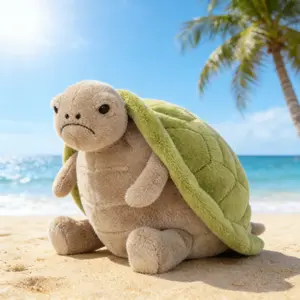 Cute Timmy Turtle Stuffed Animal – Fluffy & Soft Companion for Kids and Cats