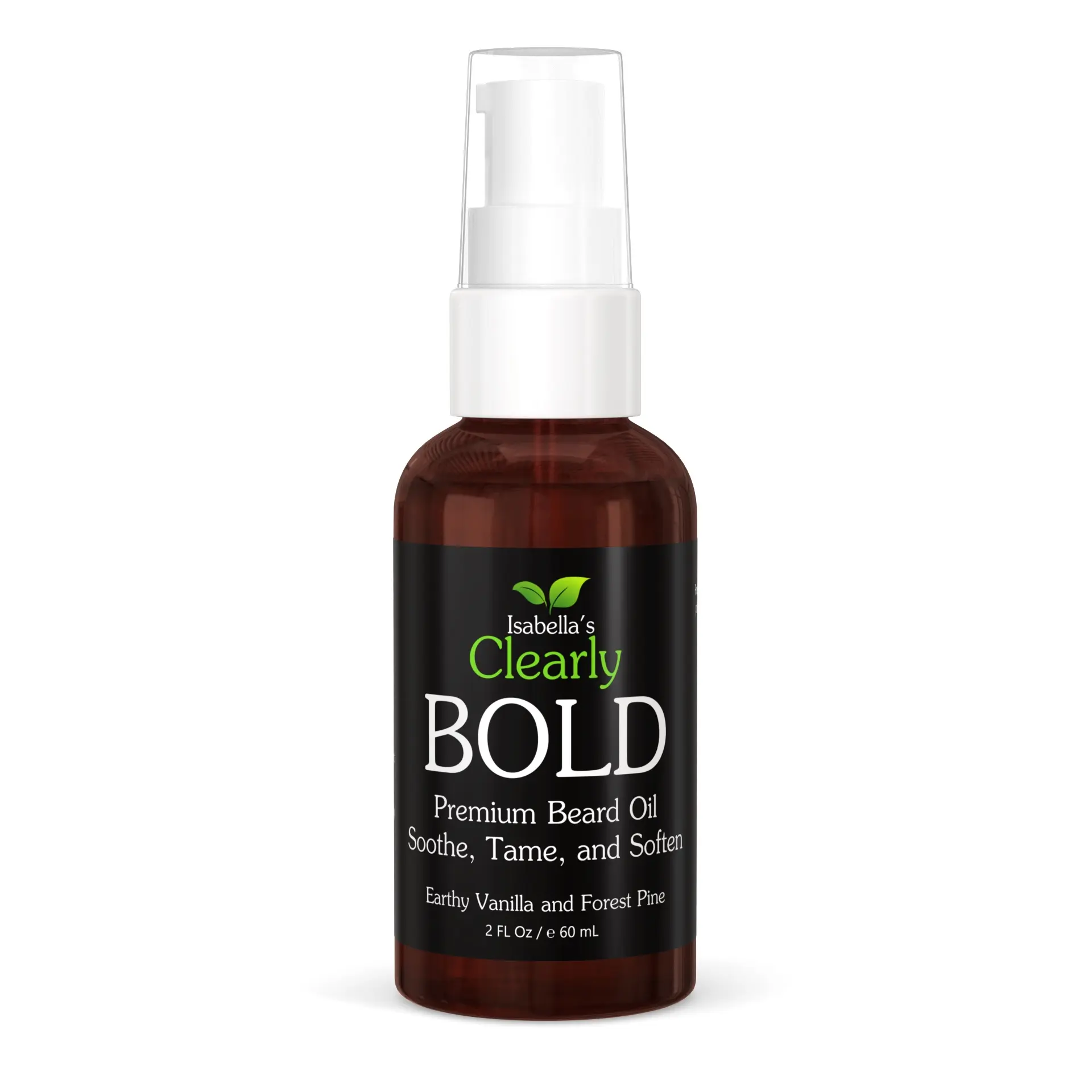 Beard Oil & Conditioner for Men | Natural Beard Growth Grooming Oil for Soft, Shiny, Fuller-Looking Beard | Beard Itch & Beardruff Care (BOLD)