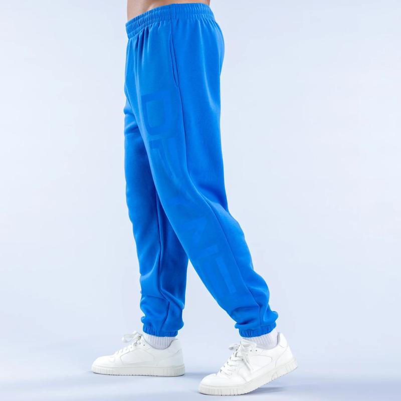 Signature Men's Cuffed Jogger - Oversized Fit with Side Pockets - 65% Cotton 35% Polyester - Cool Wash Separately