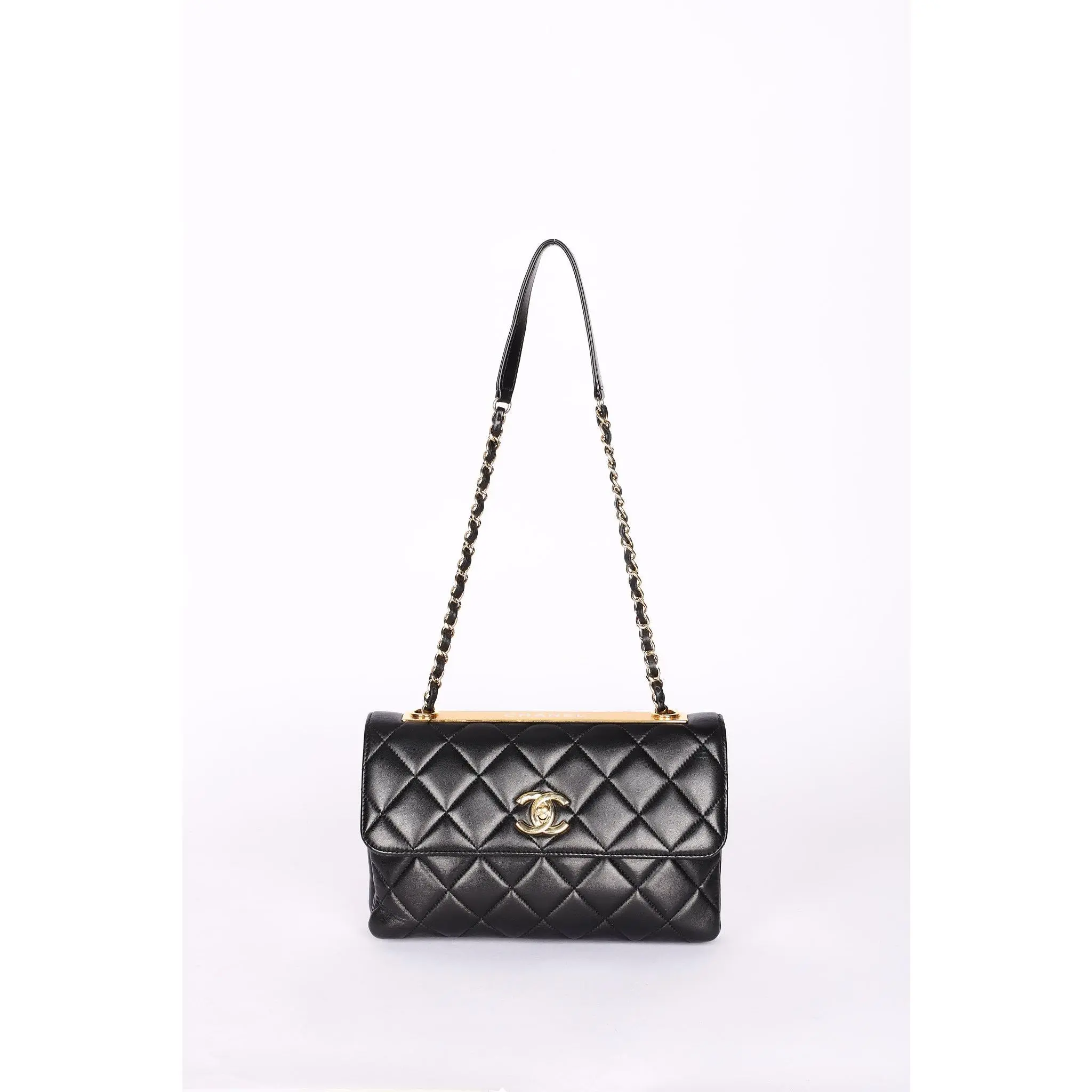 Pre-owned Designer Handbag/Wallet Chanel Trendy CC Turnlock Flap 2017 AGHW Drop 70