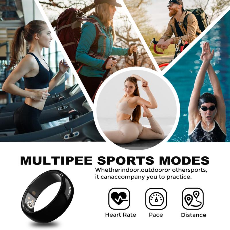 MIRO R1E ECG Monitor Smart Ring - Comprehensive Health Monitoring, Blood Pressure, Heart Rate & Blood Oxygen, Sleep, Waterproof, Android Watch, Fitness Tracker MIRO R1E ECG Monitor Smart Ring - Comprehensive Health Monitoring, Blood Pressure, Heart Rate & Blood Oxygen, Sleep, Waterproof, Android Watch, Fitness Tracker