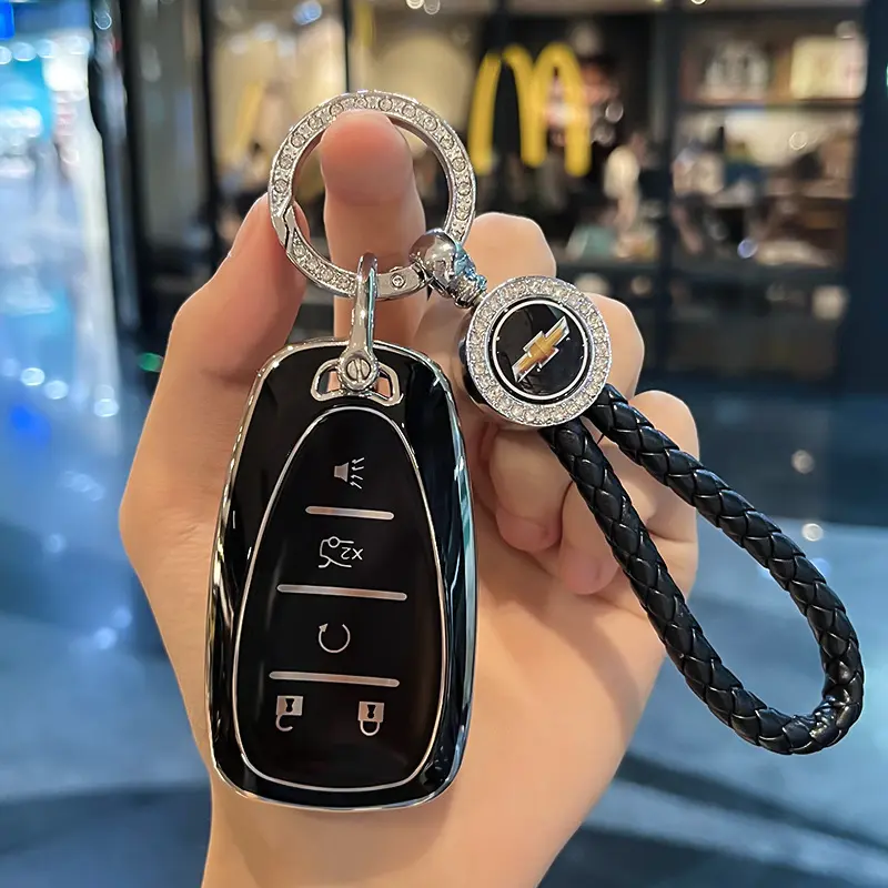 Chevrolet H-5 key black + Car Rope