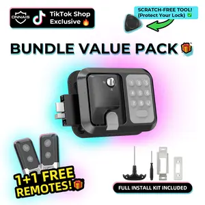 ONNAIS Full Metal RV Keyless Entry Door Lock with Password & Remote, Fits Most Trailers and 5th Wheels, Ideal Gifts for RV Owners