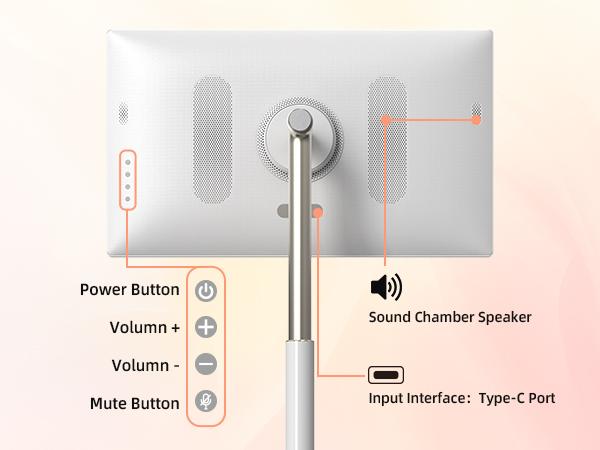 KTC A27Q7 27‘’ Portable Smart Screen, 1080P@60Hz Touch Monitor, Android 14 & Google EDLA Certification, 8GB+128GB, Qualcomm SM6115, with 9500mAh Battery & Wi-Fi 5 Wireless Casting, 4000:1 Contrast, Built-in 8MP Camera and Speakers KTC A27Q7 27‘’ Portable Smart Screen, 1080P@60Hz Touch Monitor, Android 14 & Google EDLA Certification, 8GB+128GB, Qualcomm SM6115, with 9500mAh Battery & Wi-Fi 5 Wireless Casting, 4000:1 Contrast, Built-in 8MP Camera and Speakers