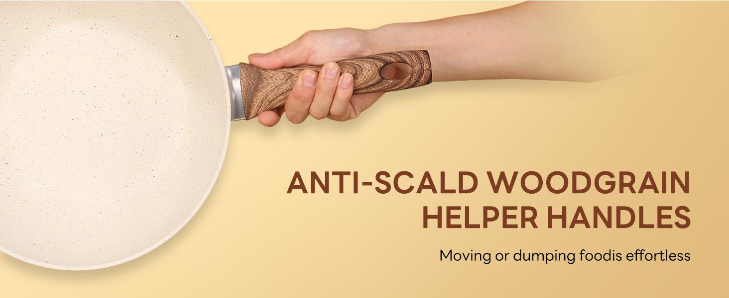 17 Pcs Nonstick Pots and Pans, Non-toxic Kitchen Cooking Set with Stay-Cool Handles 17 Pcs Nonstick Pots and Pans, Non-toxic Kitchen Cooking Set with Stay-Cool Handles