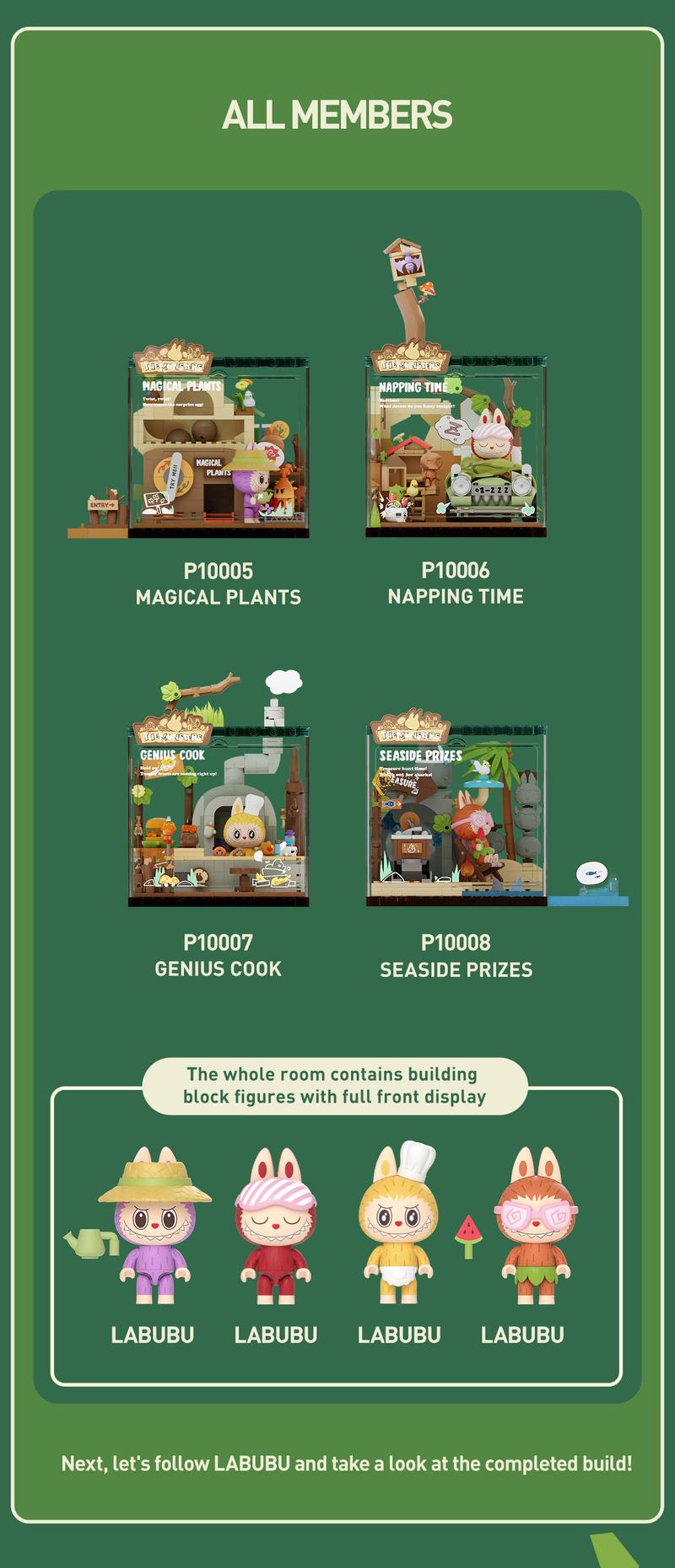 POP MART THE MONSTERS Forest Secret Base Series Blocks Part 2