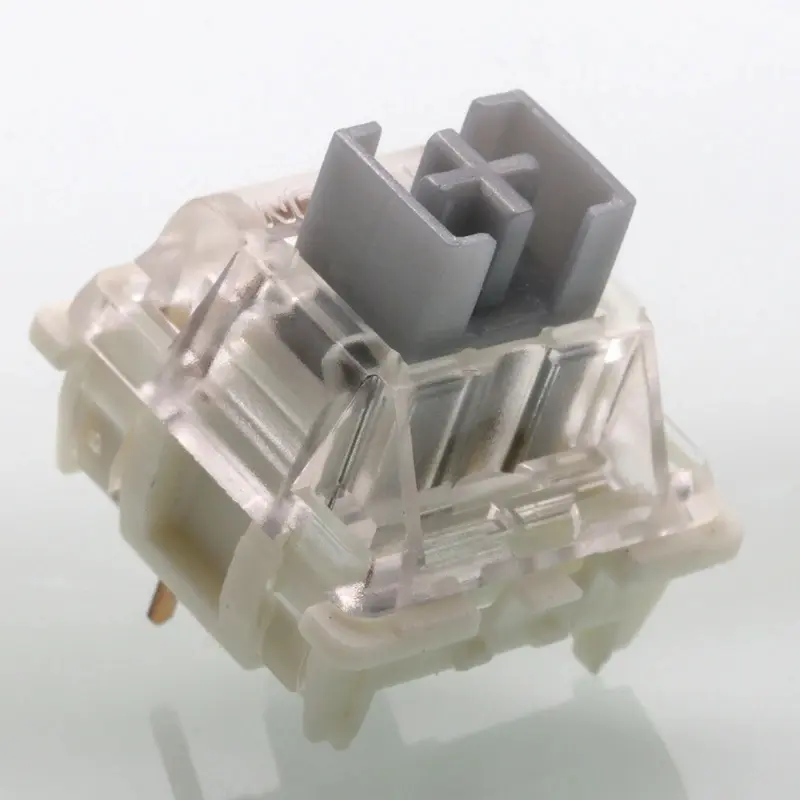 Gateron G Silver Pro Switch 43g Linear Pre-Lubed 3 Pins Hot Swap Switches For Mx Mechanical Gaming Keyboard