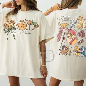 Hakuna Matata Animal Kingdom Lion King Adult And Youth T-Shirt, Magic Kingdom Simba Nala 2 Side Unisex, Comfortable, Shirt, Gift For Her Him, Soft, Relaxed Fit