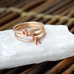CTR Stackable Letters Ring