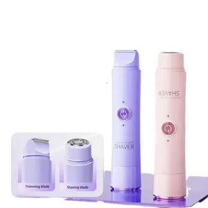 Efficient Body Hair Removal Electric Double Head Tool for Quick Gentle Shaving Portable for Home and Gym Portable Hair Shaver Electric Double Head Hair Removal Tool Efficient with Portable Design Long Battery for Busy Women