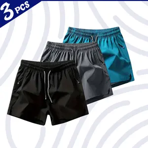 Summer cooling essential!Men’s cooling shorts, 3-pack — smooth, non-clingy fit! Perfect for commuting, lounging at home, and going out—one pair is enough!