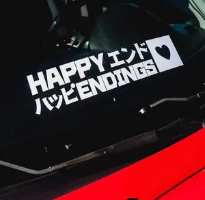 Happy Endings Car Decal