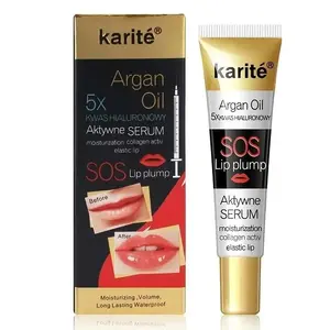 Argan Oil Infused Lip Plumping Gloss - 5x LipPlumping Formula for Rich, Glowing Lips -Lipgloss, Lipstick Oil Cream Hyaluronic