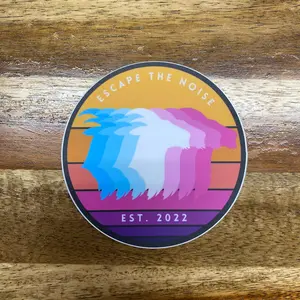 Custom Circle Sticker - Goat Est. 2022