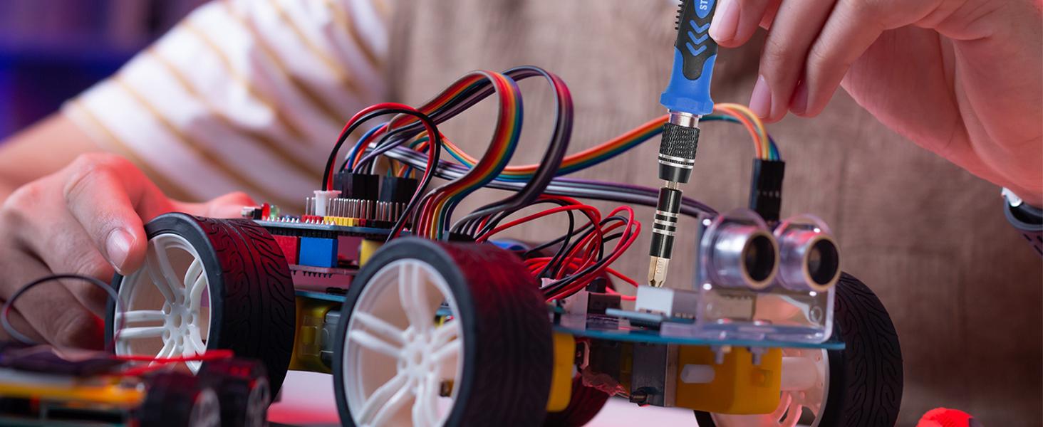 STREBITO Electronics Precision Screwdriver Sets 142-Piece with 120 Bits Magnetic Repair Tool Kit for iPhone, MacBook, Computer, Laptop, PC, Tablet, PS4, Xbox, Nintendo, Game Console