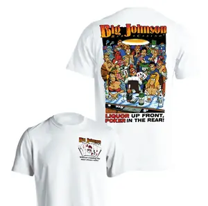Big Johnsons Bar and Casino Shirt 2 Sided,  Top Cotton Menswear, Soft Cotton Blend, Gift For Him& Her