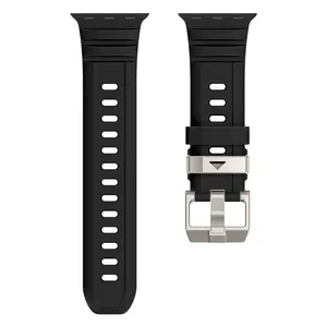 Sport Watch Band for Apple Watch Ultra 3/2/1 & SE 3/2/1 & Series 11 10 9 8 7 6 5 4 3 49mm 46mm 45mm 44mm 42mm 41mm 40mm 38mm, Shockproof & Scratch Resistant Rugged for women Men [WATCH NOT INCLUDED]