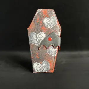 Handmade coffin shaped wallet