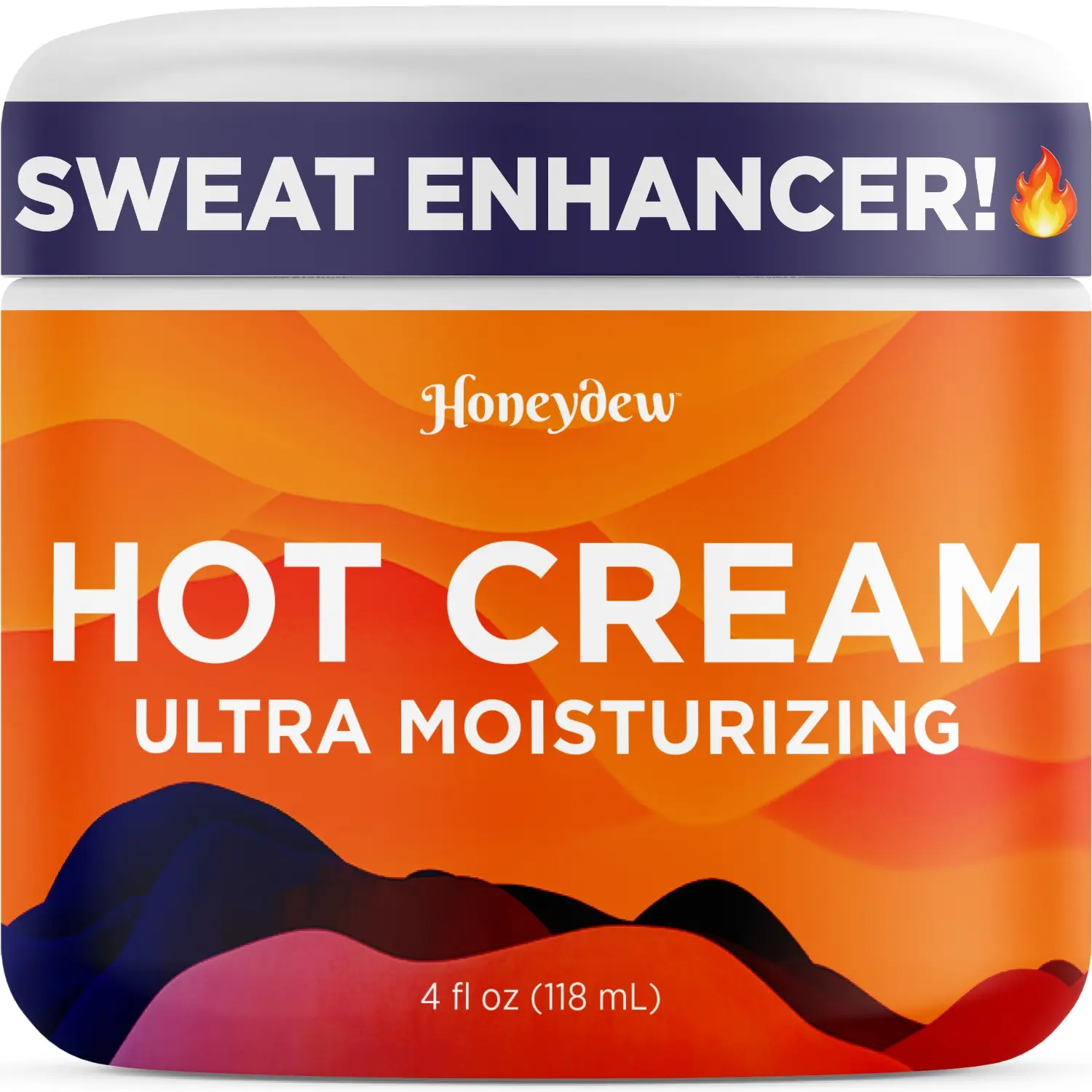 Hot Cream Ultra Moisturizing | For Men and Women | Made with Pure Essential Oils | Honeydew Moisturizer Shea Skincare Body Care | Nourishing Hydrating Comfort Lotion | Jojoba Menthol Moisture For Body Care | Skin Nourishing Essential Oils | Promote Sweat