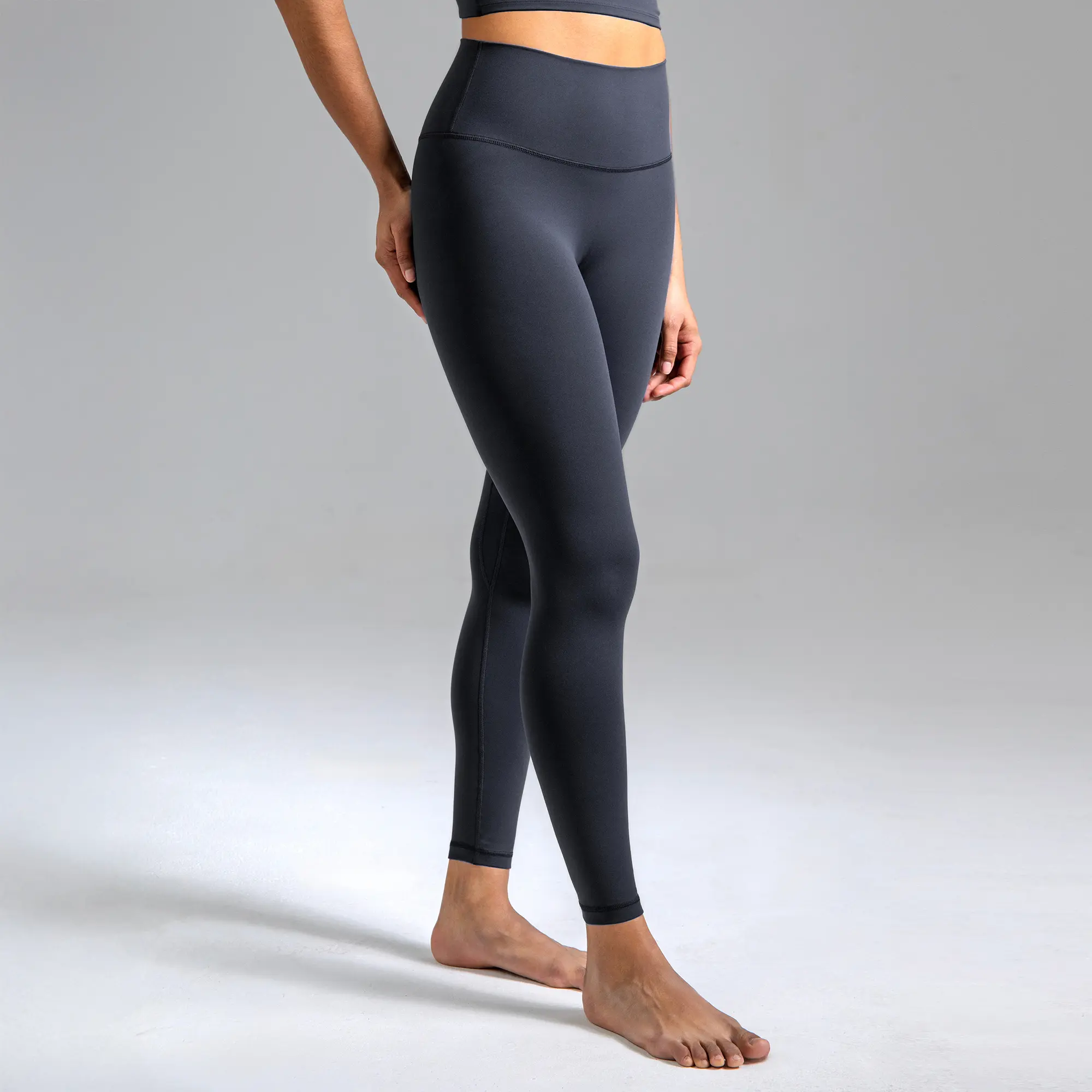 Colorfulkoala Women's Dreamlux Leggings, Buttery Soft High Waisted Yoga Pants with No Front Seam, 25"/28" Inseam Activewear for Fitness, Breathable Workout Pants, Female Gym Clothes, Gym Exercise Activewear, Gym Sportswear Bottoms