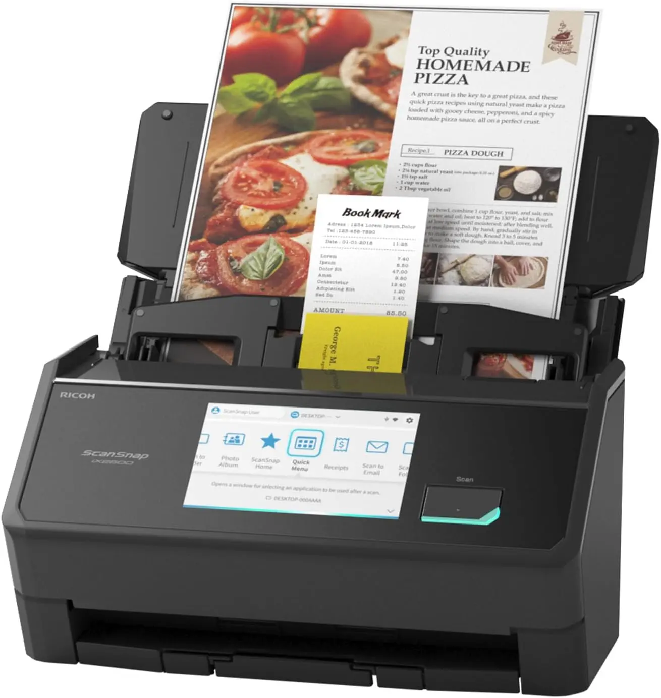 Ricoh ScanSnap iX2500 Document Scanner CG01000-310324