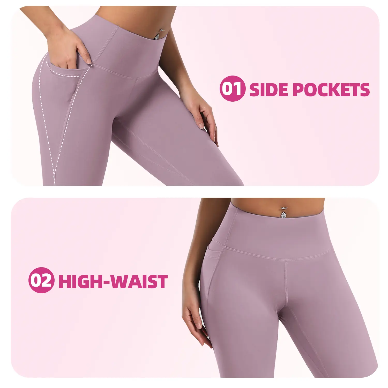 CHRLEISURE 3/5/7/8PCS High Waisted Pockets Leggings Soft Buttery Leggings Workout Yoga Pants Workout Set For Women runner gym CHRLEISURE 3/5/7/8PCS High Waisted Pockets Leggings Soft Buttery Leggings Workout Yoga Pants Workout Set For Women runner gym