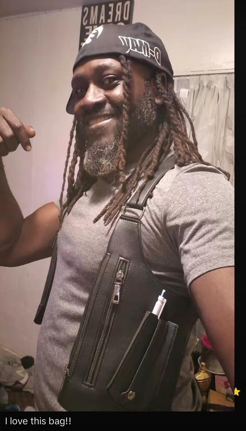 Adjustable Underarm Shoulder Bag for Men and Women- Anti-theft Hidden Storage for Cell Phones and Other Hunting and Outdoor Gear, High-Quality Faux Leather (PU Leather)，Christmas first choice， best holiday gift