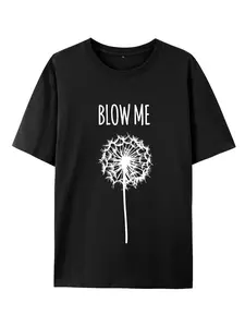 100% Cotton "Blow Me" Summer Wear Round Neck Top Graphic Tee Hoodie Swearshirt Unisex Man Woman Tee Top Comfortable Gift For Man Woman 42408107