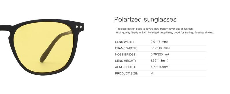 ZENOTTIC 2-Pack Night Vision Glasses Anti-Glare Polarized Yellow Lenses for Safer Night Driving Unisex Vintage Tortoise and Black Frame Classic Square Frames High Quality Sunglasses