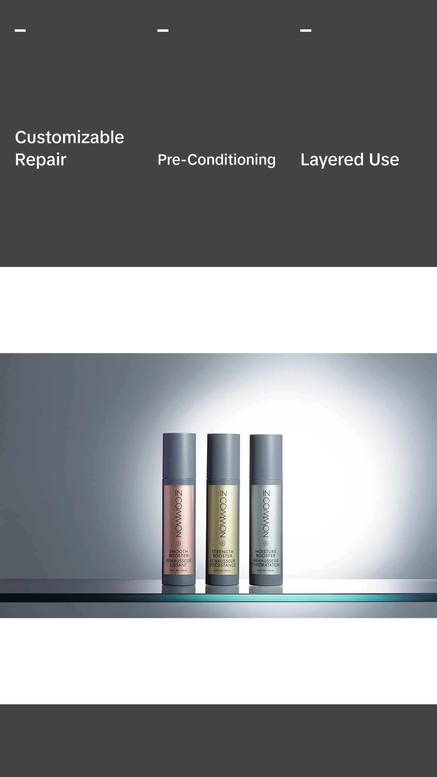 IN COMMON Booster Trio – Moisture, Smooth & Strength Hair Boosters | With Keratin, Plant Oils & Proteins | Hydrates, Smooths, Adds Shine, Strengthens, Reduces Frizz & Improves Manageability – Vegan, Alcohol & Sulfate Free IN COMMON Booster Trio – Moisture, Smooth & Strength Hair Boosters | With Keratin, Plant Oils & Proteins | Hydrates, Smooths, Adds Shine, Strengthens, Reduces Frizz & Improves Manageability – Vegan, Alcohol & Sulfate Free