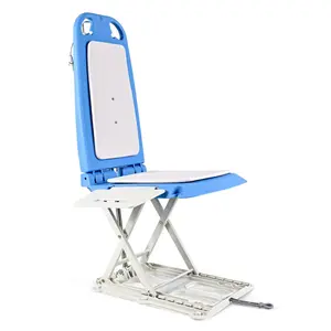 SuperHandy Portable Floor & Bath Liftwith Removable Panels (Spa Blue) – 330 lb Capacity