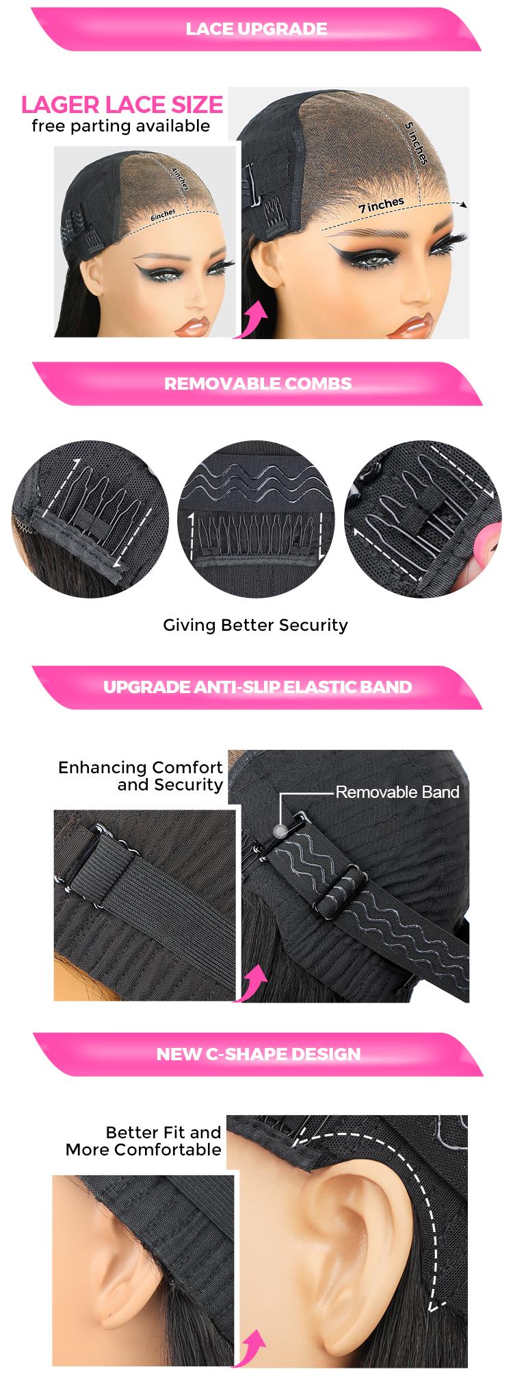 CurlyMe Wear Go Glueless Kinky Curly Highlight Wig Human Hair 180% Density Pre-cut Transparent Lace Pre-plucked Natural Hairline Shipping in 24H