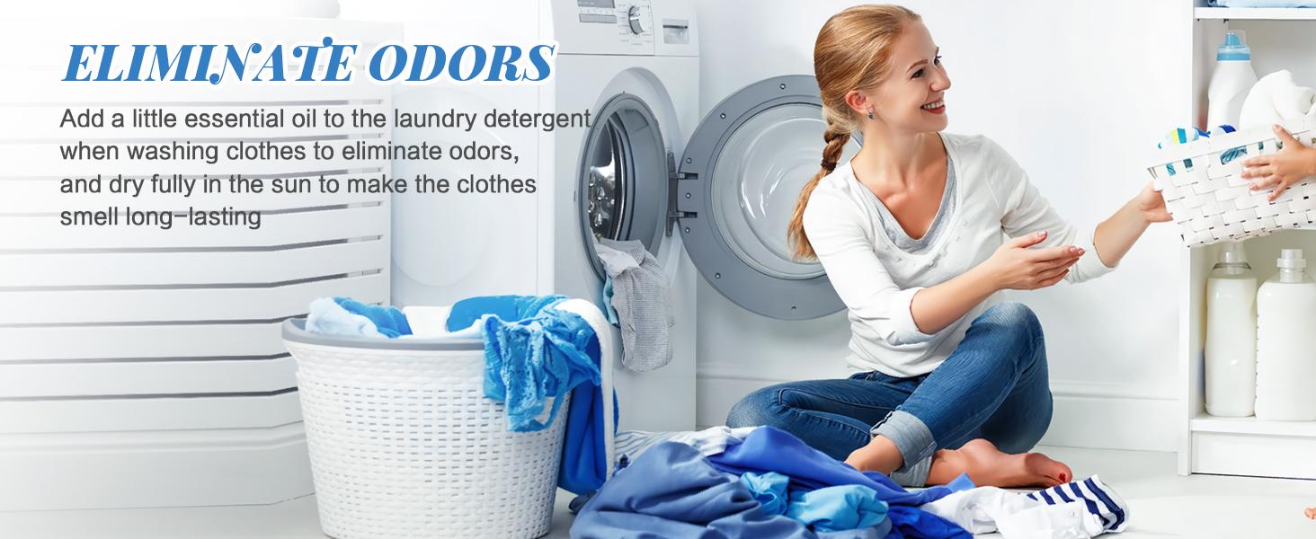 Clean Essential Oils Set 6x10ml Fresh Home Scents for Diffusers & Candle Making, Premium Aromatherapy Oils for Cozy & Relaxing Spaces