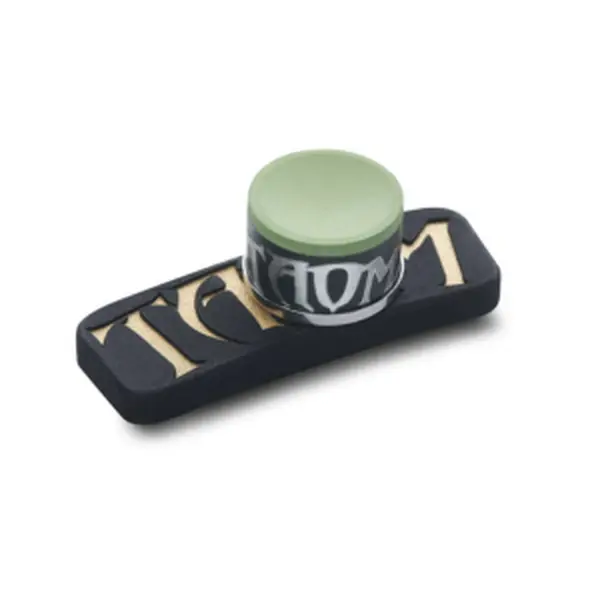 Taom Super Strong Magnetic Chalk Holder, Elegant and Sleek Billiard Accessories Set with Strong Hold for Cue Chalk Storage, Includes Holder and Cup
