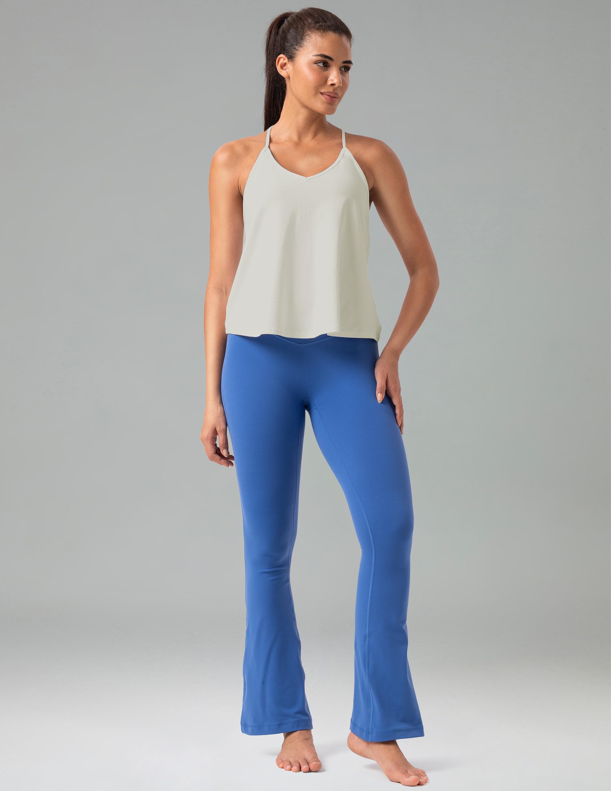 Colorfulkoala Workout Tops Open Back Shirts for Women Athletic Gym Sleeveless Shirts Yoga Casual Gym Tank