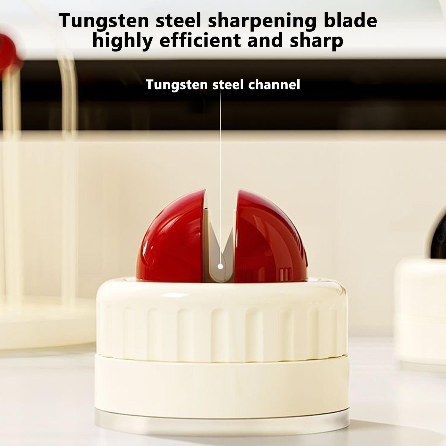 Oceantree Knife Sharpener 2Pack Mini Set,Portable Rapid Knife Sharpener & Kitchen Knife Sharpener (with Suction Base) | for Knives, Scissors, Cleavers & Outdoor Tools | Sharpener (Non-Slip) Kitchenware Home #mothersdaygift