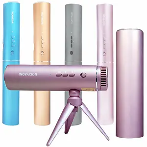 INOVAXION Hands-Free Hair Dryer Detachable Handle Foldable Stand & Portable Design Space-Saving for Desk Bathroom Perfect for Travel & Pet Grooming Mother's Day gift