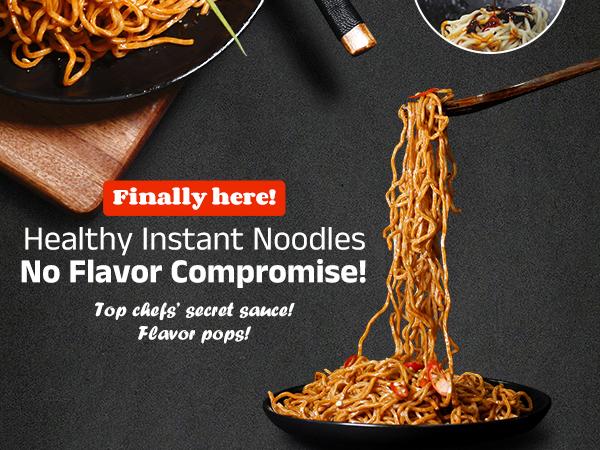 Healspot High Protein Ramen—30g Plant-Based Protein, Low Carb, Keto Friendly, Vegan, Non-GMO—FLAVOR OPTIONS – CHOOSE ONE: Spicy Buldak, Hot Pot or Sesame Sauce